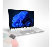 Tippy Type Keyboard Cover for Long Nails,2024 New Heart-Shaped Silicone Raised Keyboard Cover, Designed for Macbook Pro and Macbook Air,Fits Most Mac Book Models (Heart-Shaped,Pink)