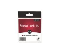 Tips Geometric semi-transparentes n04 - 50 tips Beauty Nails