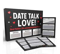 TIPSI Date Talk Love - Le jeu de cartes à gratter pour couples à partir de 18 | 38 cartes surprise avec idées de date, questions et défis épicés | Jeu de couple pour adultes | Cadeau romantique pour