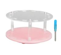 Tiptes de caches acryliques Stand de support de support d'organisateur de l'organisateur (Couleur de motif en terrazzo)