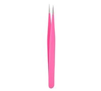 Tiptes Droites de Précision pour Extensions de Cils - Amérique Professionnel en Acier Inoxydable Faux Outil Greffe Cils avec une Adhérence Confortable et un Design à la Mode