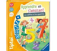 Ravensburger - tiptoi® - Livre interactif - Apprendre en s'amusant : les chiffres et les quantités - Jeu éducatif électronique, sans écran - A partir de 4 ans - version française - 13099049