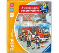 Ravensburger - tiptoi® - Livre interactif - À la découverte des pompiers - Jeu éducatif électronique, sans écran - A partir de 4 ans - version française - 13099015