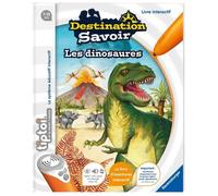 Ravensburger - tiptoi®- Livre interactif - Destination Savoir Les dinosaures - Jeu éducatif électronique, sans écran - A partir de 7 ans - version française - 13 099 006