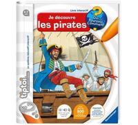 tiptoi®, Livre interactif, Je découvre les pirates, 4 ans, 13099004, Ravensburger