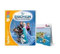 tiptoi Ravensburger - Livre La Reine des Neiges - Elsa - Carte du monde pour enfants de 4 à 7 ans
