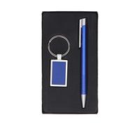 TIPTOP OFFICE PM Italy Stylo à bille et porte-clés Bleu