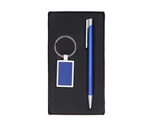 TIPTOP OFFICE PM Italy Stylo à bille et porte-clés Bleu