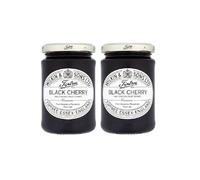 Tiptree Jams Black Cherry Preserve 12oz (Pack of 2) by Tiptree