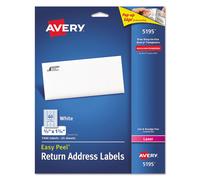 tiquettes laser Avery 5195 pour envoi postal 2/3 po x 1-3/4 po 1 500/bo te Blanc