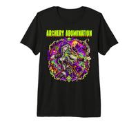 Tir à l'arc Abomination Archer Zombie Vampire Spooky Femmes Fille T-Shirt Haut de Gamme