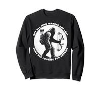 Tir à l'arc Amusant Sasquatch Not All Who Wander pour Hommes et Femmes Sweatshirt
