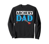 Tir à l'arc Papa Arc Flèche Tir Sport Archer Fête des Pères Sweatshirt