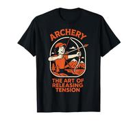 Tir à l'arc The Art of Releasing Tension Dicton drôle T-Shirt
