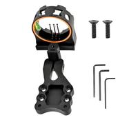 Tir à l'arc Viseur d'arc à Poulies 3 Broches Micro Ajuster 3 Pin Bow Sight Visières pour Arc Composé Alliage d'aluminium Visée d'arc pour la Pratique du Tir à la Cible