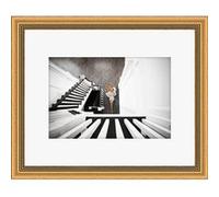 Tirage sous-verre encadré Falling angle 50×40 cm CEANOTHE 40x50 cm Noir & Blanc - Fabriqué en France Noir & Blanc G