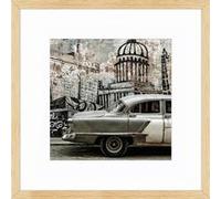 Tirage sous-verre encadré Malecon 60x60 cm CEANOTHE 60x60 cm Gris - Fabriqué en France Gris G