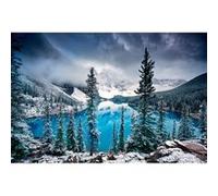 Tirage sur aluminium morning blues 150x100 cm CEANOTHE 100x150 cm Bleu - Fabriqué en France Bleu G