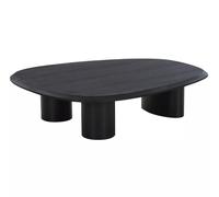 TIRANO - Table basse finition frêne noir L96 Noir
