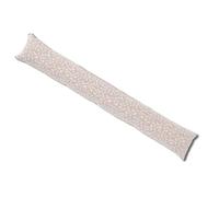 Tirant d’Eau de 110 cm de Long. Housse rembourrée et Amovible RICCIO Boudin de Porte en Coton. - Bianco