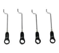 Tiranterie Joints 000657 EK1-0371 Push Rod à Trou Unique pour Hélicoptère RC Big Lame Remplacement Modélisme de Précision