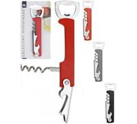 Tire-bouchon 3 en 1 - EXCELLENT HOUSEWARE - Ouvre-bouteille et canette - Couleur au choix - Normes CE