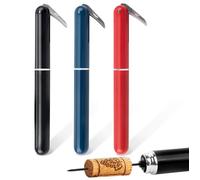 Tire-bouchon à air comprimé 3 x 2 en 1 avec coupe-capsule, ouvre-bouteille à pression d'air pour la maison, le restaurant,les fêtes