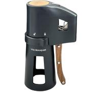 Tire-bouchon à champagne - ZGEER - Manche en bois - Noir - Ouverture sans effort - Design élégant - Sûr et pratique