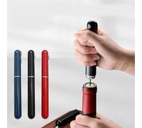 Tire-bouchon à pompe avec coupe-capsule en acier inoxydable