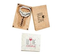 Tire-bouchon à vin, tire-bouchon manuel pour bouteilles de vin, ouvre-bouteille à deux griffes - convient pour serveurs, maisons, hôtels, fêtes, Noël, barmans et collectionneur