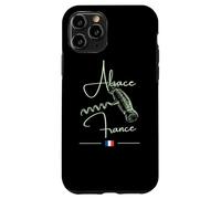 Tire-Bouchon Alsace France Vignoble Art Vin Drapeau Français Coque pour iPhone 11 Pro