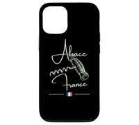 Tire-Bouchon Alsace France Vignoble Art Vin Drapeau Français Coque pour iPhone 12/12 Pro
