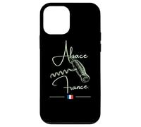 Tire-Bouchon Alsace France Vignoble Art Vin Drapeau Français Coque pour iPhone 12 Mini