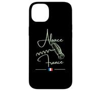 Tire-Bouchon Alsace France Vignoble Art Vin Drapeau Français Coque pour iPhone 14 Plus