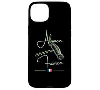 Tire-Bouchon Alsace France Vignoble Art Vin Drapeau Français Coque pour iPhone 15 Plus