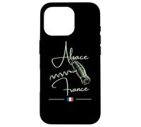 Tire-Bouchon Alsace France Vignoble Art Vin Drapeau Français Coque pour iPhone 16 Pro