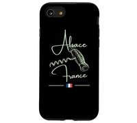 Tire-Bouchon Alsace France Vignoble Art Vin Drapeau Français Coque pour iPhone SE (2020) / 7/8