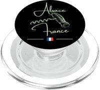Tire-Bouchon Alsace France Vignoble Art Vin Drapeau Français PopSockets PopGrip pour MagSafe