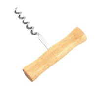 Tire-bouchon avec poignée en bois, Tire-bouchon en forme de T - Décapsuleur Tire-bouchon classique Style T | Accessoire manuel pour vin, portable professionnel en acier inoxydable, Tire-bouchon facile