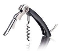 Tire-bouchon de sommelier à 2 crans - Vacuvin - Noir - Plastique noir G