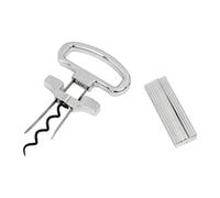Tire-bouchon de vin - Tire-bouchon manuel - Tire bouchon double comme leurre - Décapsuleur de vin pour serveurs, barman, maison, hôtel, occasions festives, Noël - Bouteilles fragiles