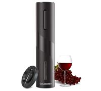 Tire Bouchon Électrique - 21,5 x 4,8 x 4,8 cm - Rechargeable par USB - Avec coupe-papier d'aluminium - Cadeau pour homme