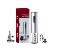 Tire Bouchon Électrique,Kit Décapsuleur sans Fil, Ouvre-bouteille Automatique Rapide avec Coupe-Capsule, avec Câble de Recharge USB