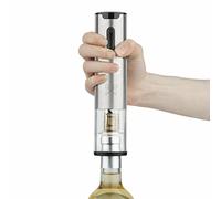 Tire Bouchon électrique Les Petits Champs WOP660, Ouverture de Bouteille et Relâche du Bouchon, Ouverture Rapide, Corps en Acier Inoxydable, avec Coupe Capsules