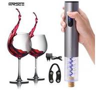 Tire Bouchon électrique pour vin décapsuleur rechargeable ouvre bouteille avec Coupe feuille pour vin Champagne