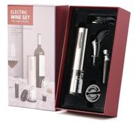 Tire Bouchon Électrique Rechargeable,Kit ouvre-bouteille,Boite Cadeau avec Ouvre-Bouteille Automatique,Carafon à vin, TIRE-BOUCHON