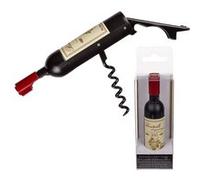 Tire-bouchon et décapsuleur allure bouteille de vin Bordeaux 2012