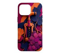 Tire-Bouchon et Raisins disposés comme Une Nature Morte élégante Coque pour iPhone 16 Pro Max
