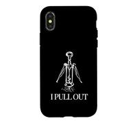 Tire-Bouchon géant Amusant avec Inscription « I Pull Out » Coque pour iPhone X/XS