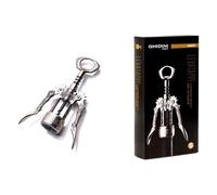 Eppicotispai – Tire-bouchon 37 Botticello – 2 leviers – Plaqué or, motif vigne – Coffret cadeau
